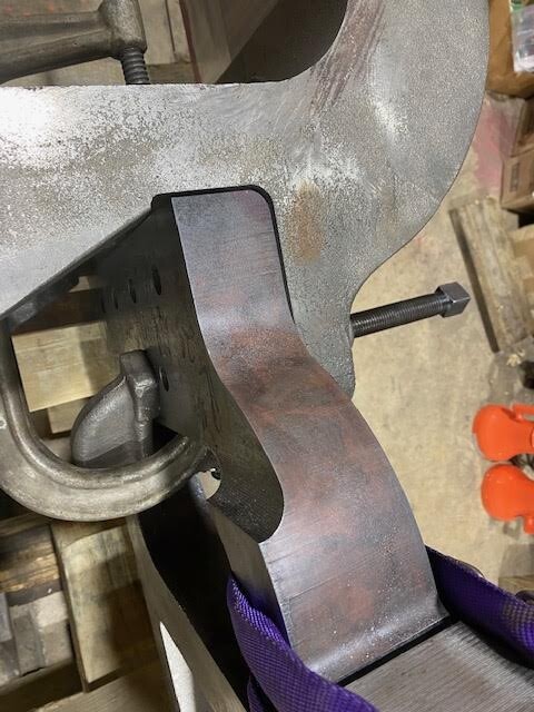 The forward frame fits well. The forward frame fits well.
