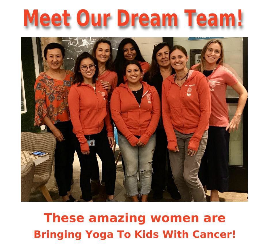 Our wonderful yoga teachers bringing yoga to kids with cancer. Our wonderful yoga teachers bringing yoga to kids with cancer.