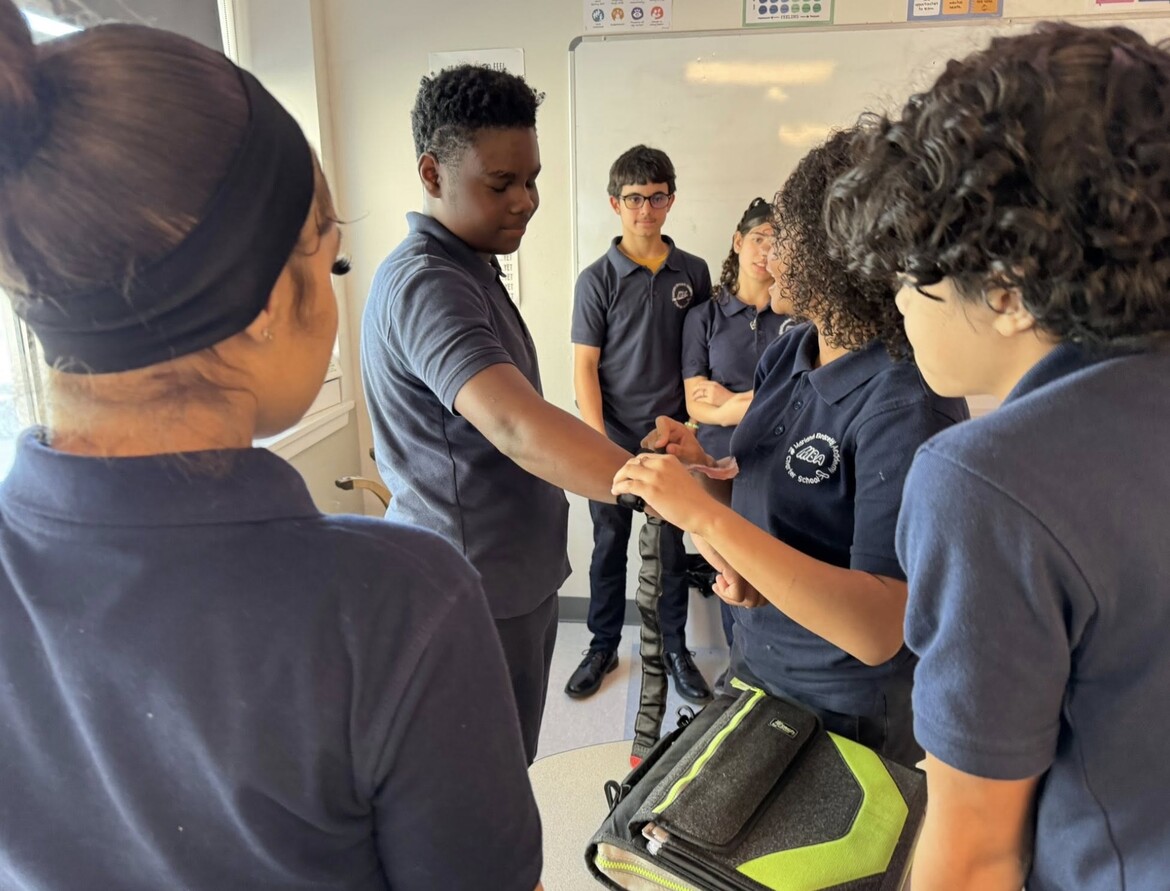 Local teens learn how to stop a bleed from gunfire Local teens learn how to stop a bleed from gunfire