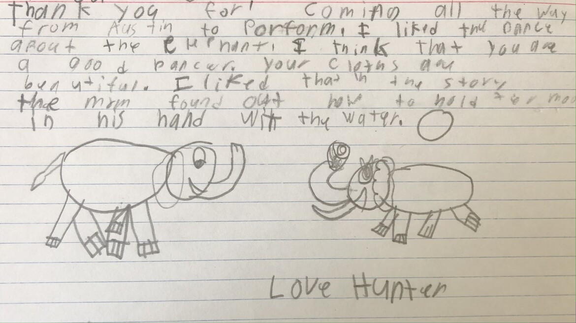 letter from 3rd grader, Lubbock, TX letter from 3rd grader, Lubbock, TX