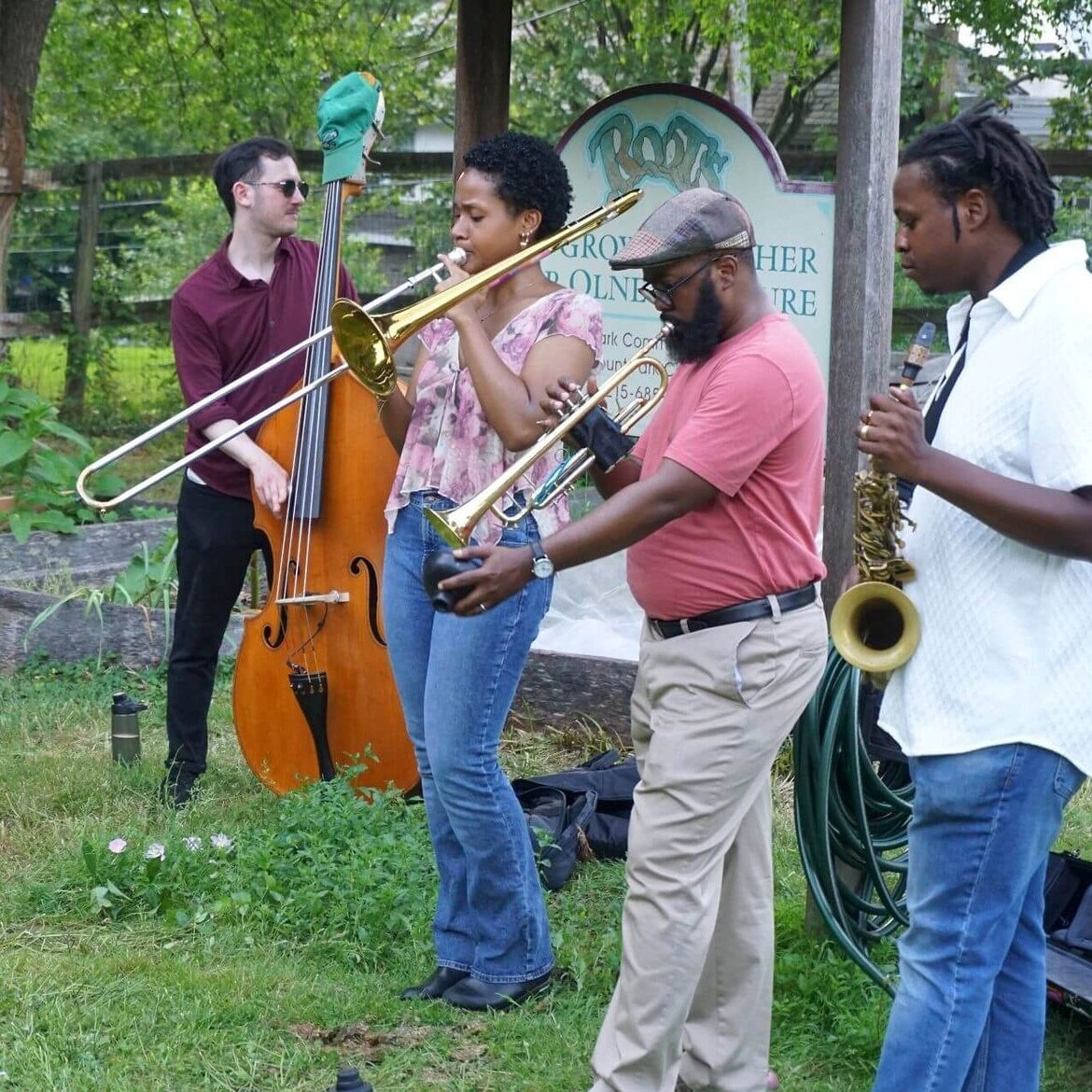 Live at the Roots Garden in Olney's Fisher Park Live at the Roots Garden in Olney's Fisher Park