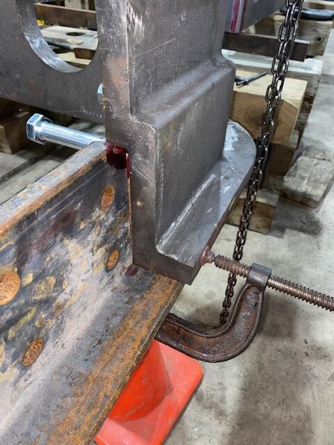 Rear frame test fit. Rear frame test fit.