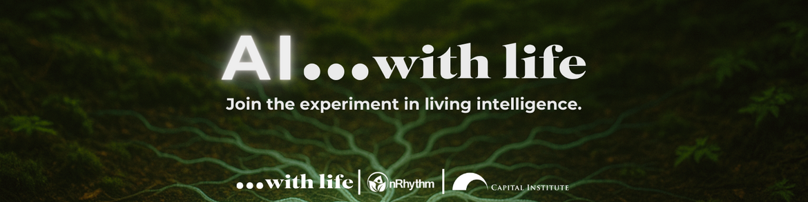 Join the experiment in living intelligence. Join the experiment in living intelligence.