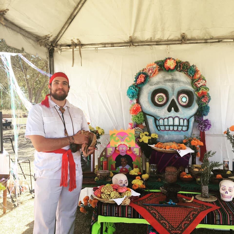 Dr. Jesús Cuauhtémoc Villa at the Cultural Coalition's MIKIZTLI: Día de los Muertos Festival Dr. Jesús Cuauhtémoc Villa at the Cultural Coalition's MIKIZTLI: Día de los Muertos Festival