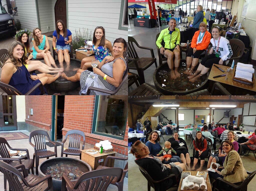 Sole Bowl soakers at various events. Sole Bowl soakers at various events.