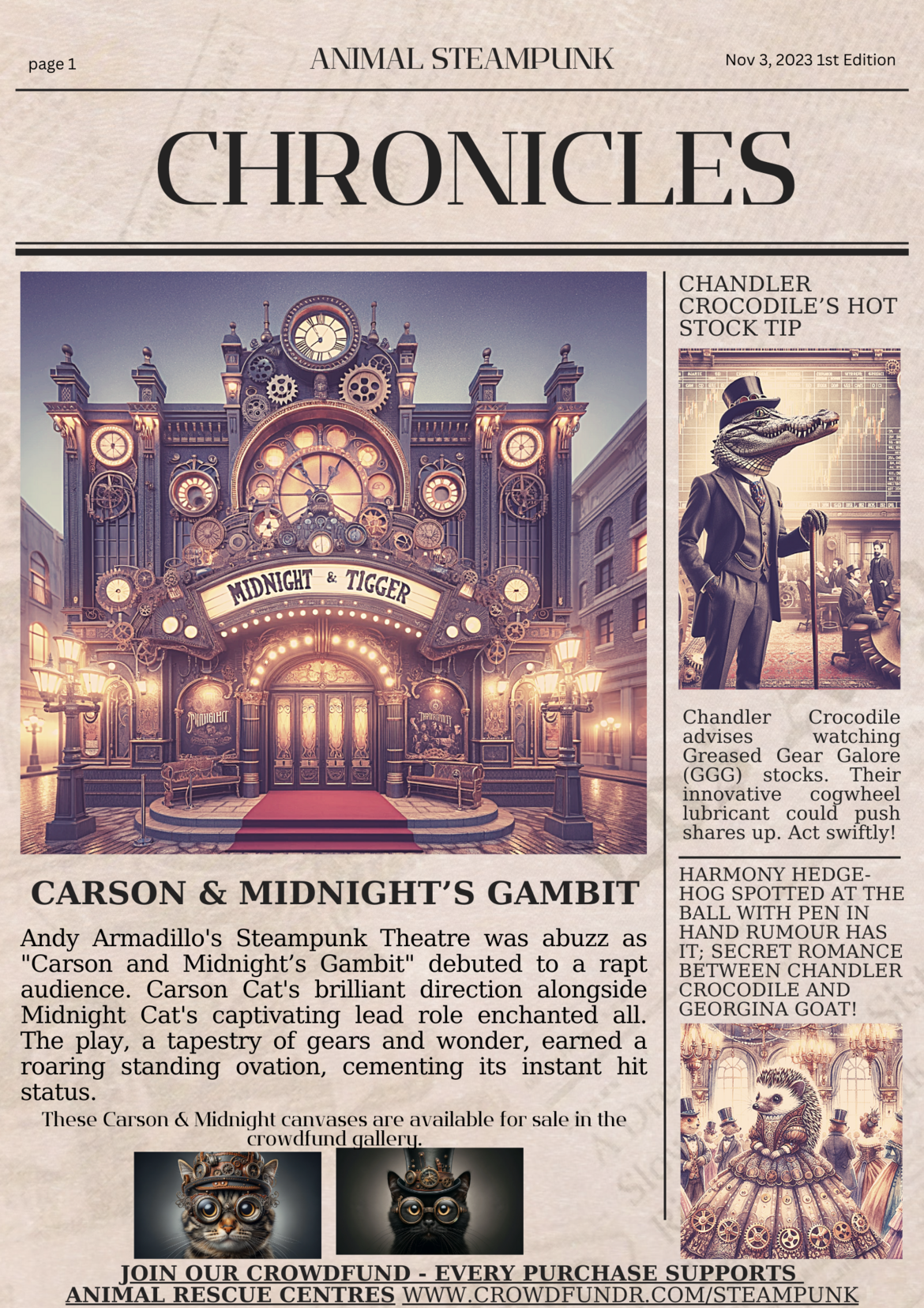 Animal Steampunk Chronicles Animal Steampunk Chronicles