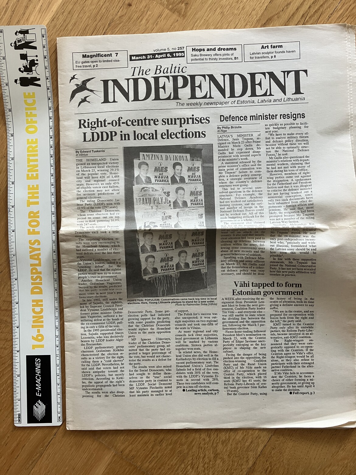 Baltic Independent Longwise measure. Baltic Independent Longwise measure.