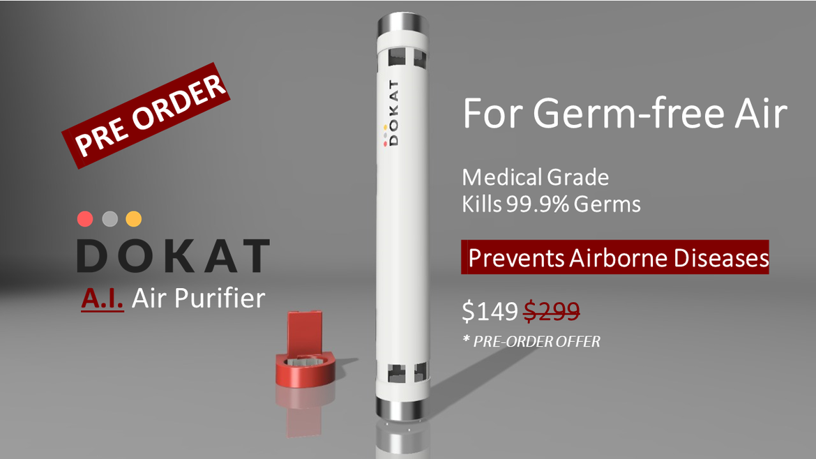 Pre-order Dokat Air purifiers (A.I. version) Pre-order Dokat Air purifiers (A.I. version)