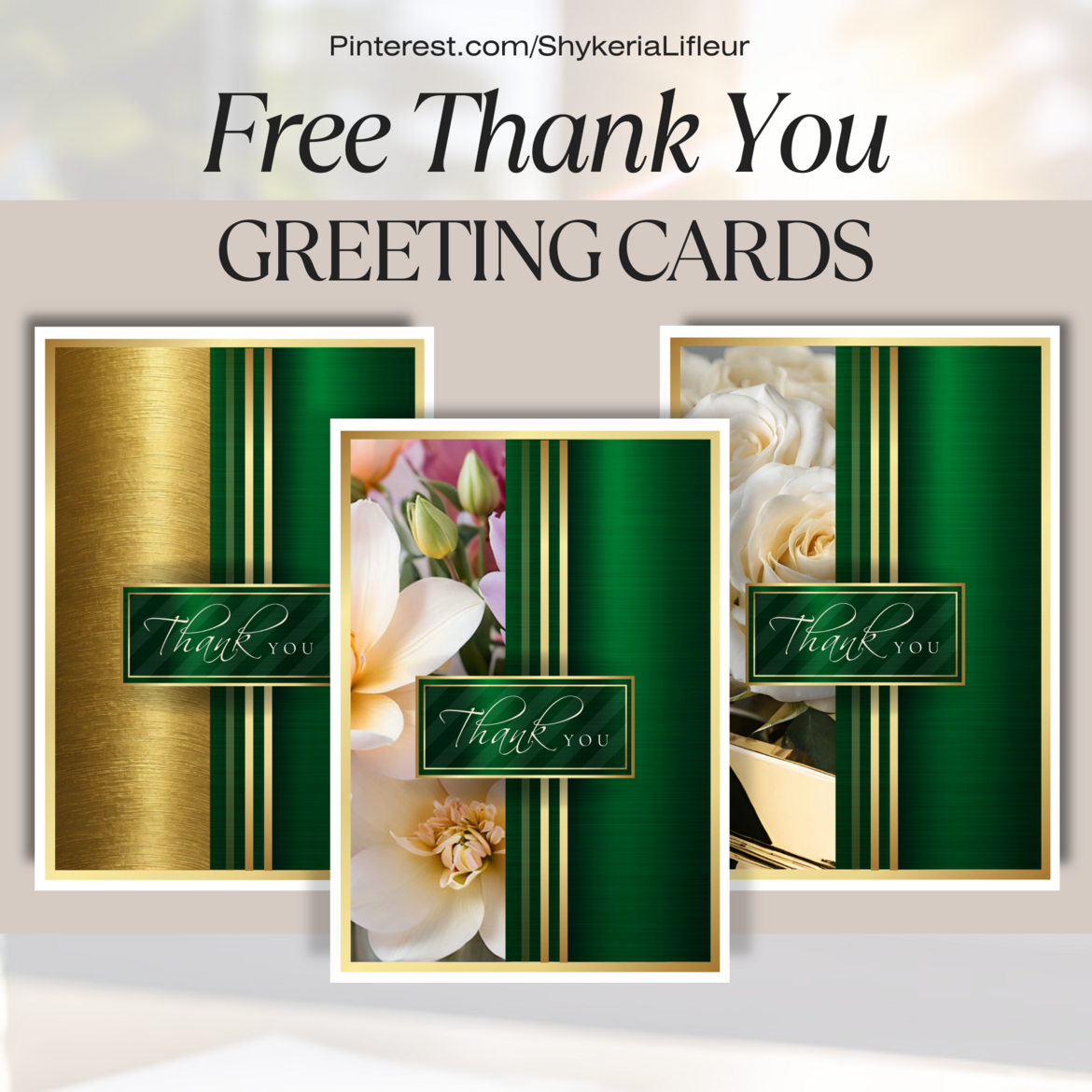 Free Thank You Cards by Simply Shykeria Free Thank You Cards by Simply Shykeria