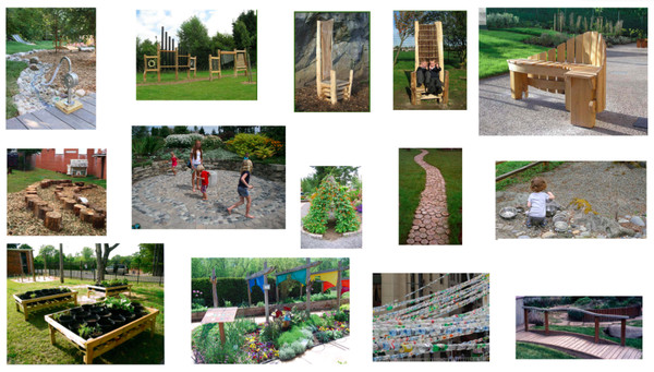 Biddeford Primary School Sensory Garden Features