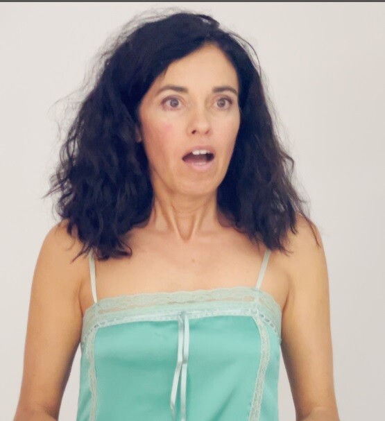 Marina Rico en pleno susto Marina Rico en pleno susto