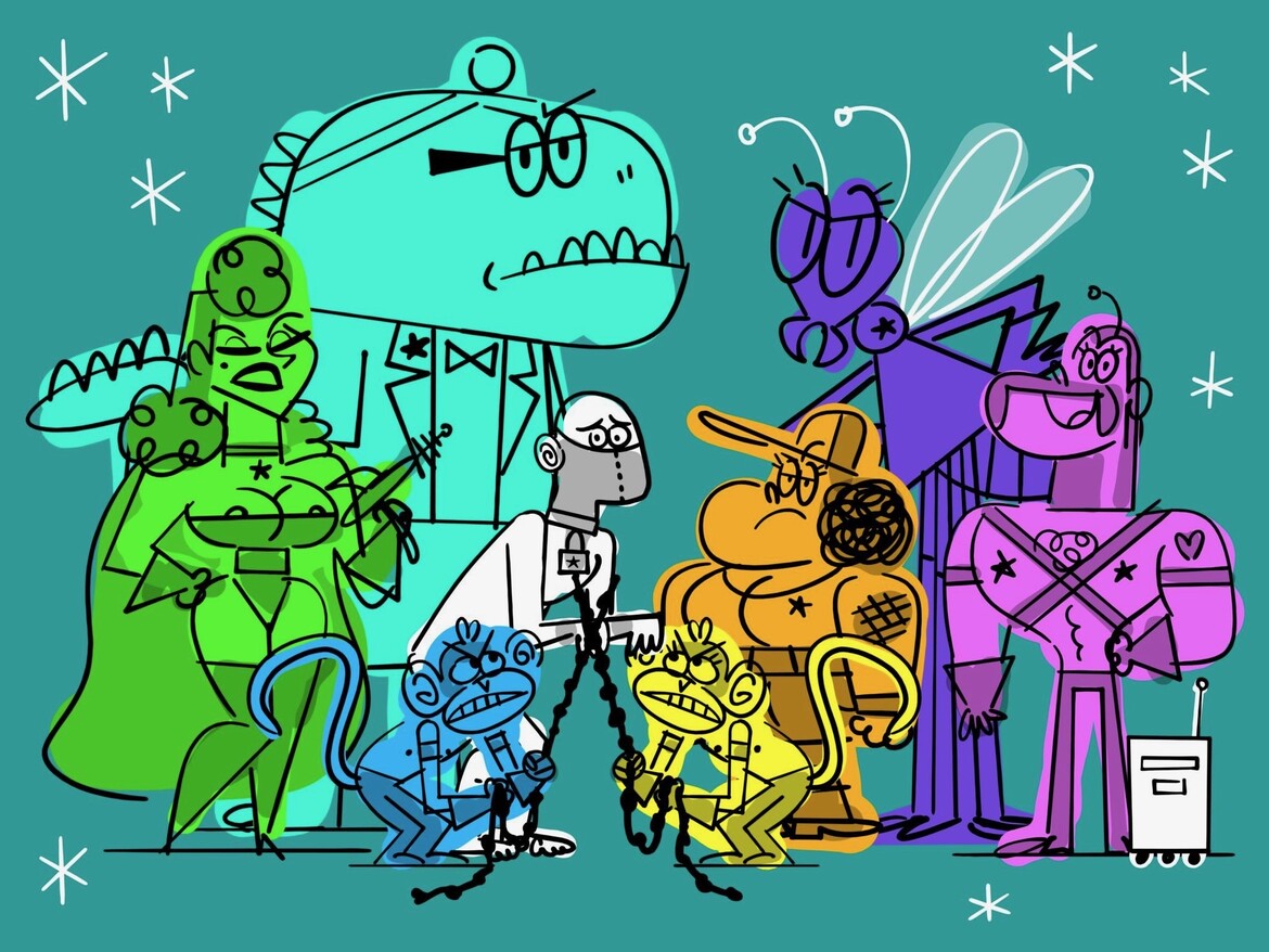 Character lineup (work-in-progress) Character lineup (work-in-progress)