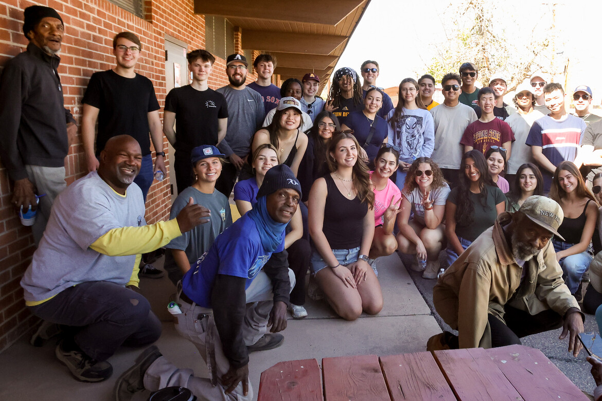 ASU Students joined TMF in our volunteer days. ASU Students joined TMF in our volunteer days.