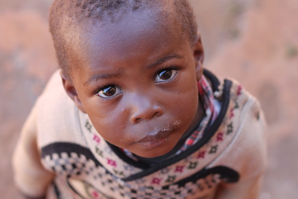 Baby Wombui - the youngest orphan, just 2 years old