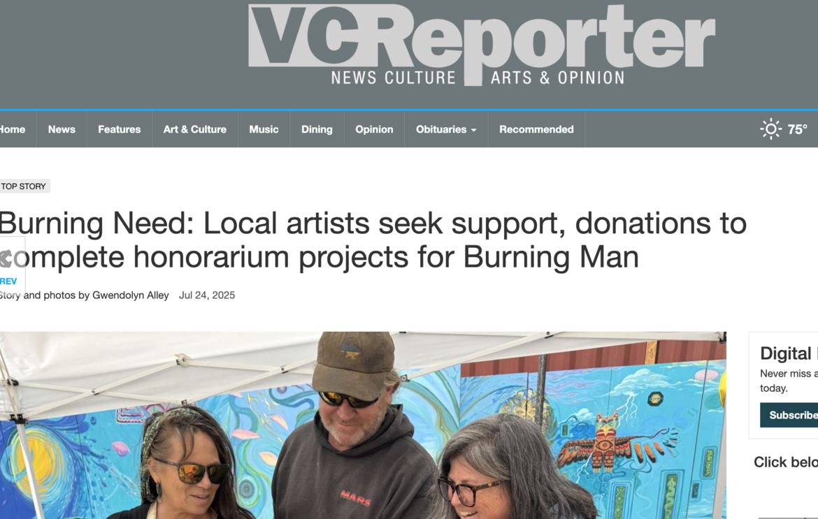 See what VC Reporter has to say about us! See what VC Reporter has to say about us!