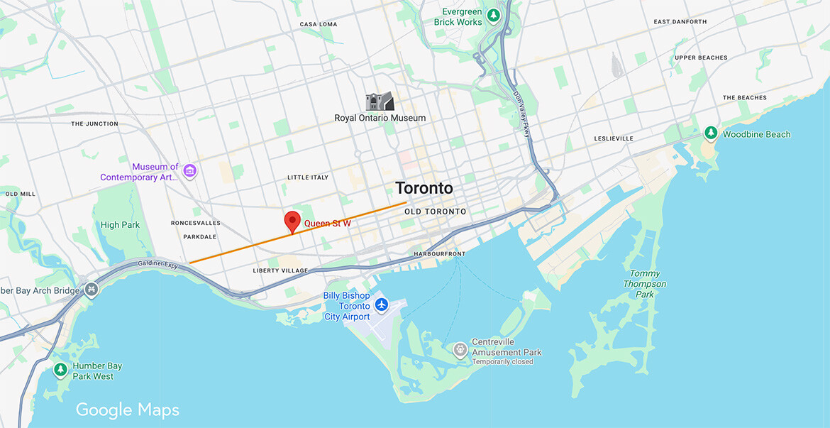 Map of Toronto Map of Toronto