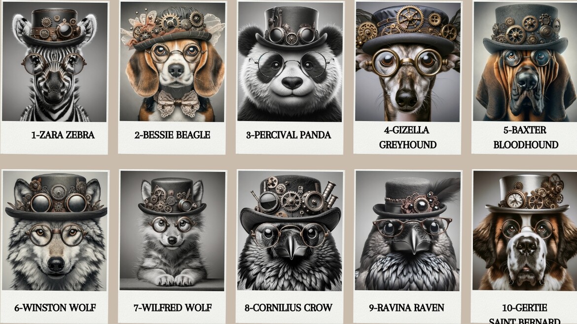Steampunk Animal Collection KM Dezignz Steampunk Animal Collection KM Dezignz