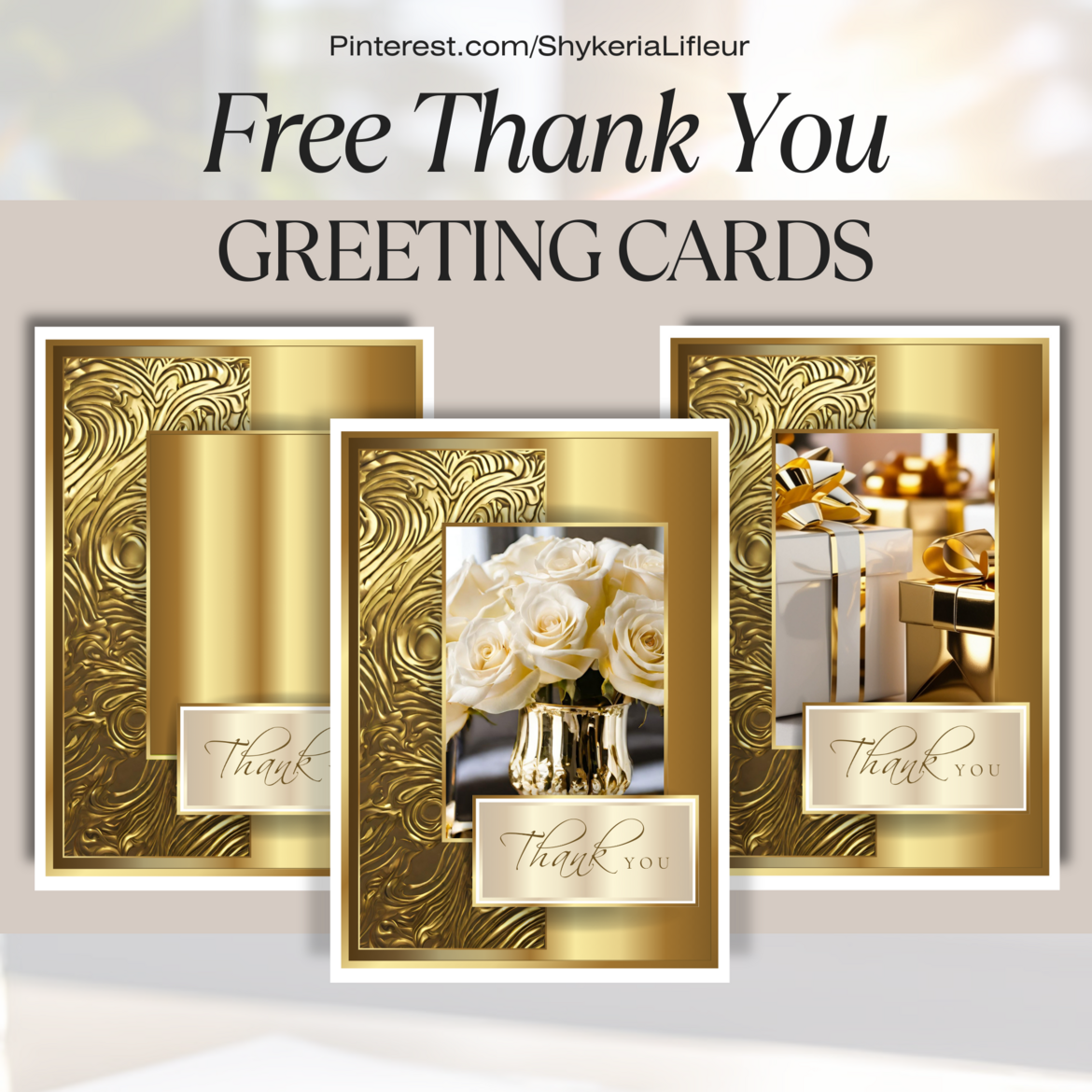 Free Thank You Cards by Simply Shykeria Free Thank You Cards by Simply Shykeria