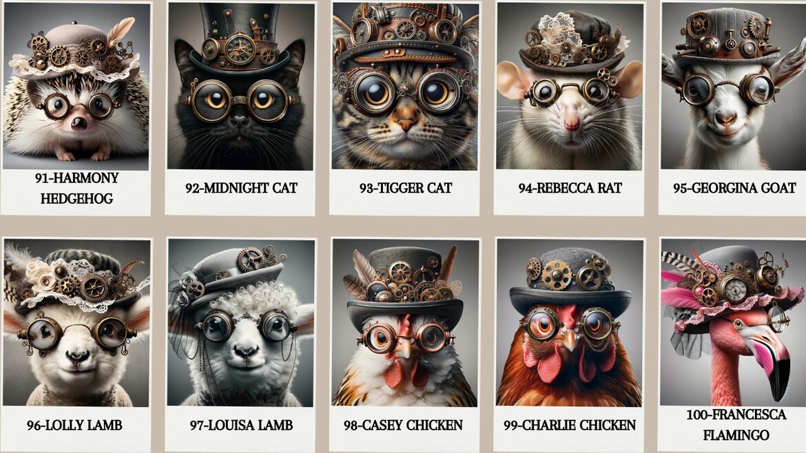 Steampunk Animal Collection KM Dezignz Steampunk Animal Collection KM Dezignz