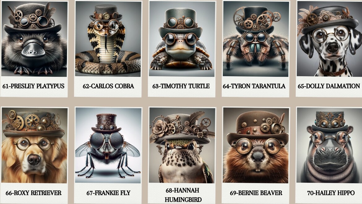 Steampunk Animal Collection KM Dezignz Steampunk Animal Collection KM Dezignz