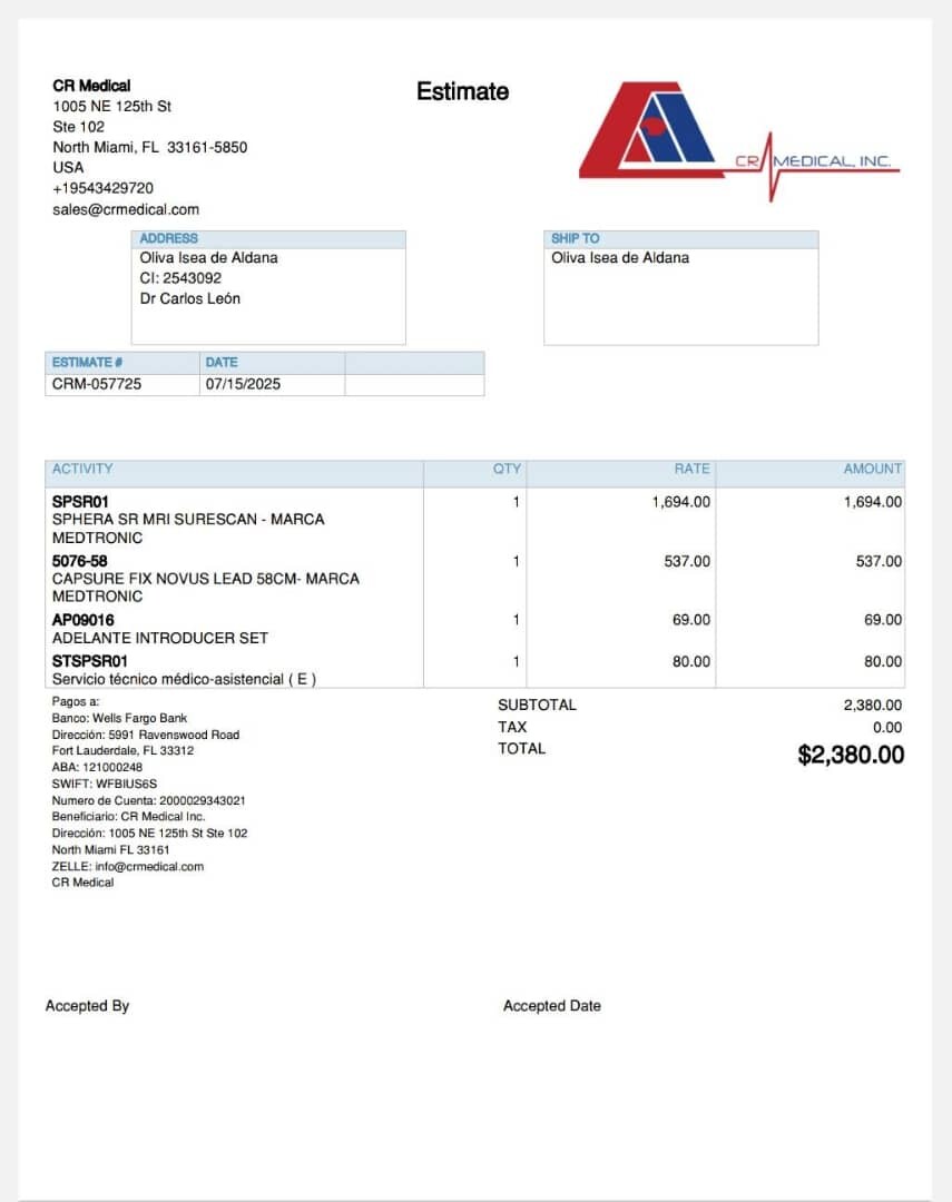 COTIZACION MARCAPASO COTIZACION MARCAPASO