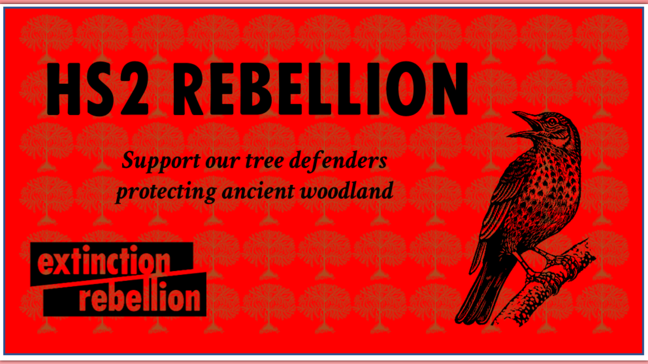 HS2 Rebellion by Extinction Rebellion Malvern