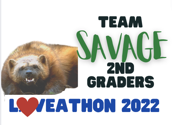 Wolford Love a thon TEAM SAVAGE 2nd Graders by Wolford Love a