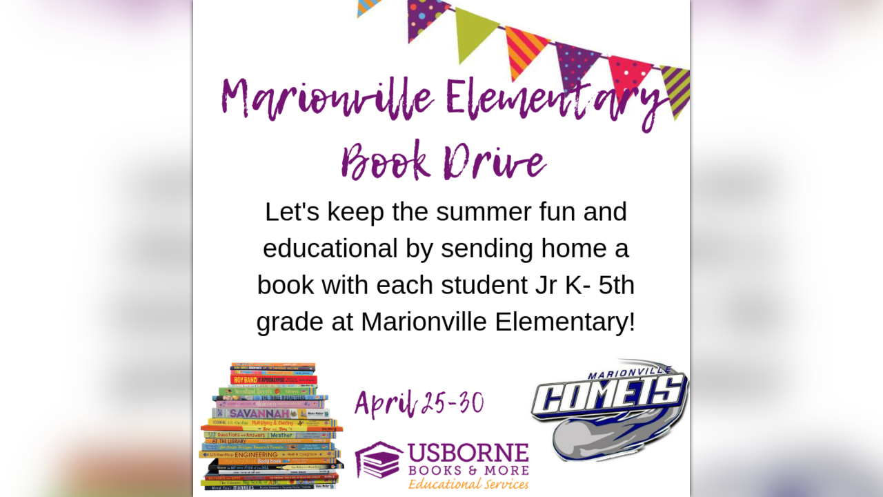Marionville Elementary Book Drive by Ashley Finley