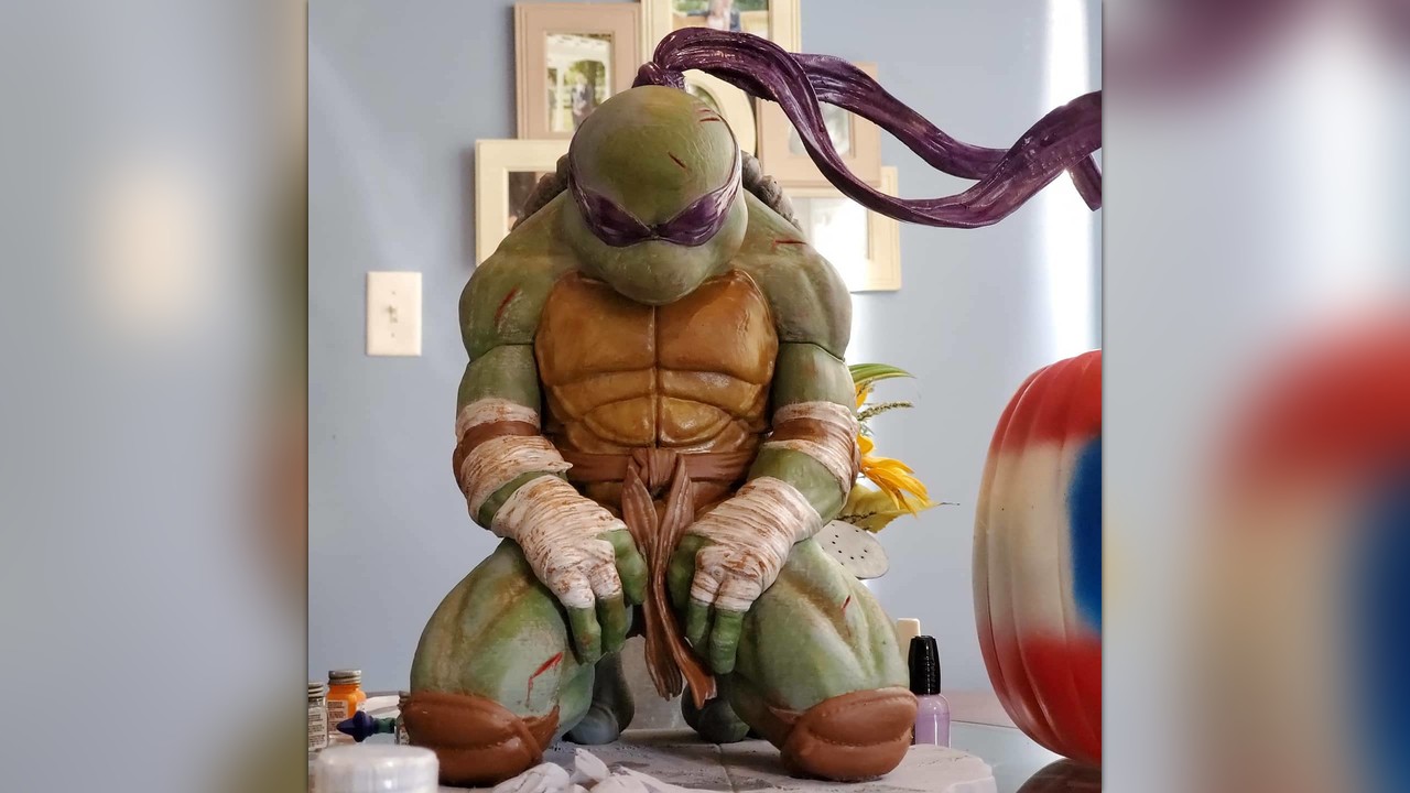 Tmnt Donatello Fan Art Statue For 3d Printing By Alter Ego 3d