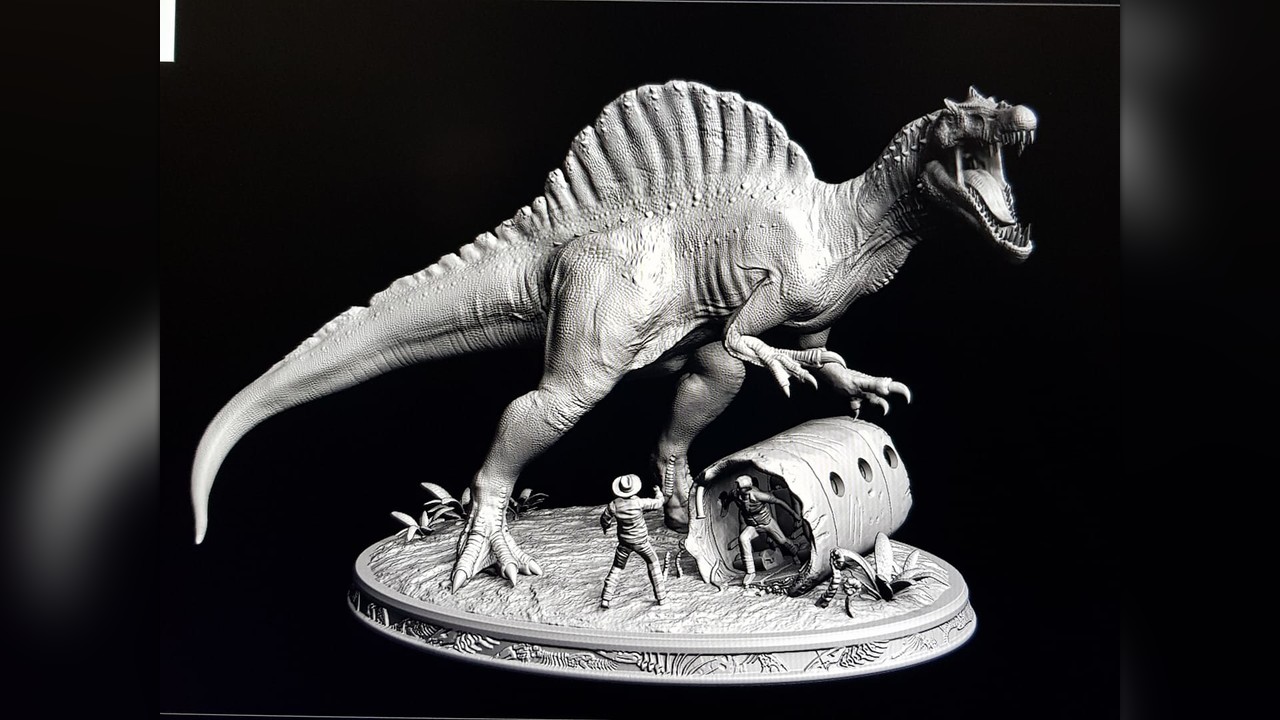Spinosaurus 3d model STL for 3d print by Artthur Vergne