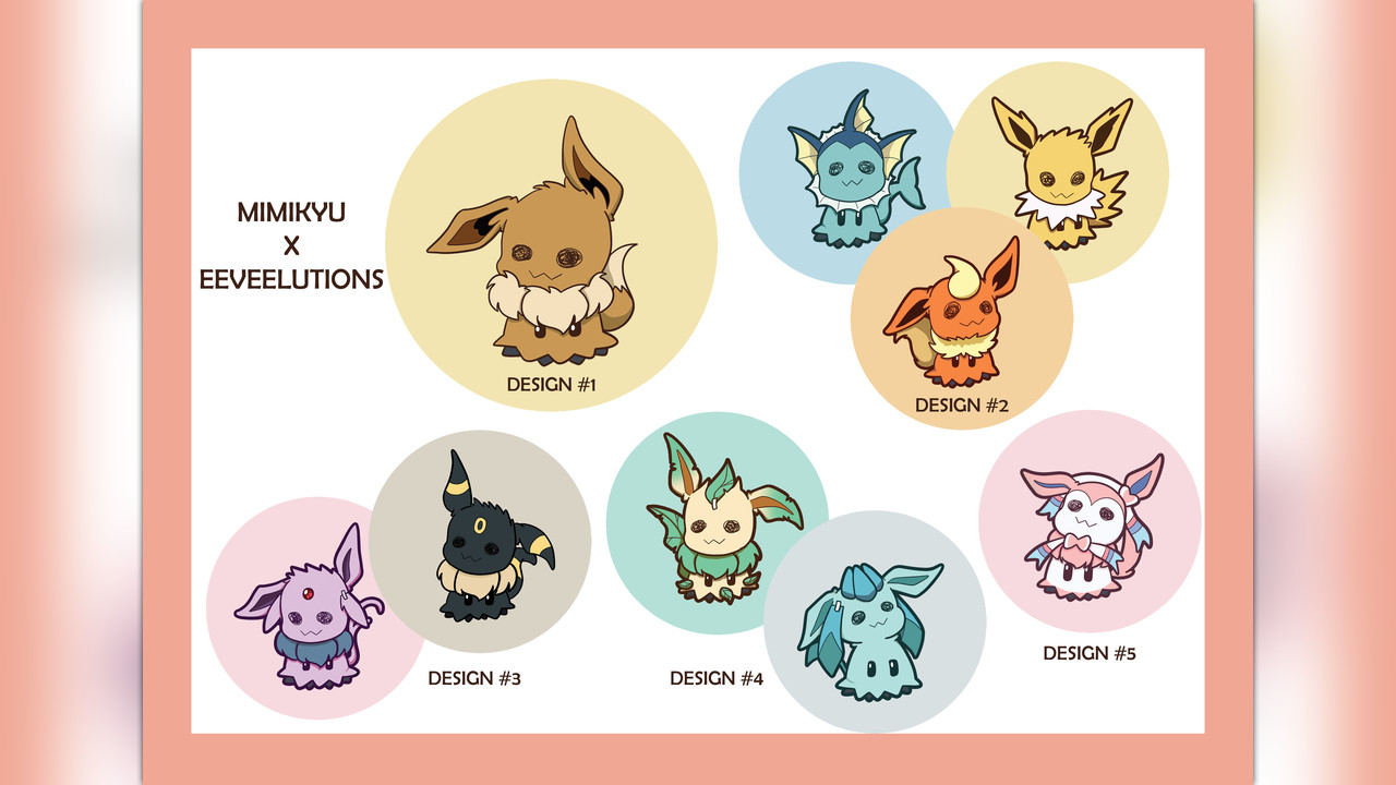 PIN SET: Eeveelutions