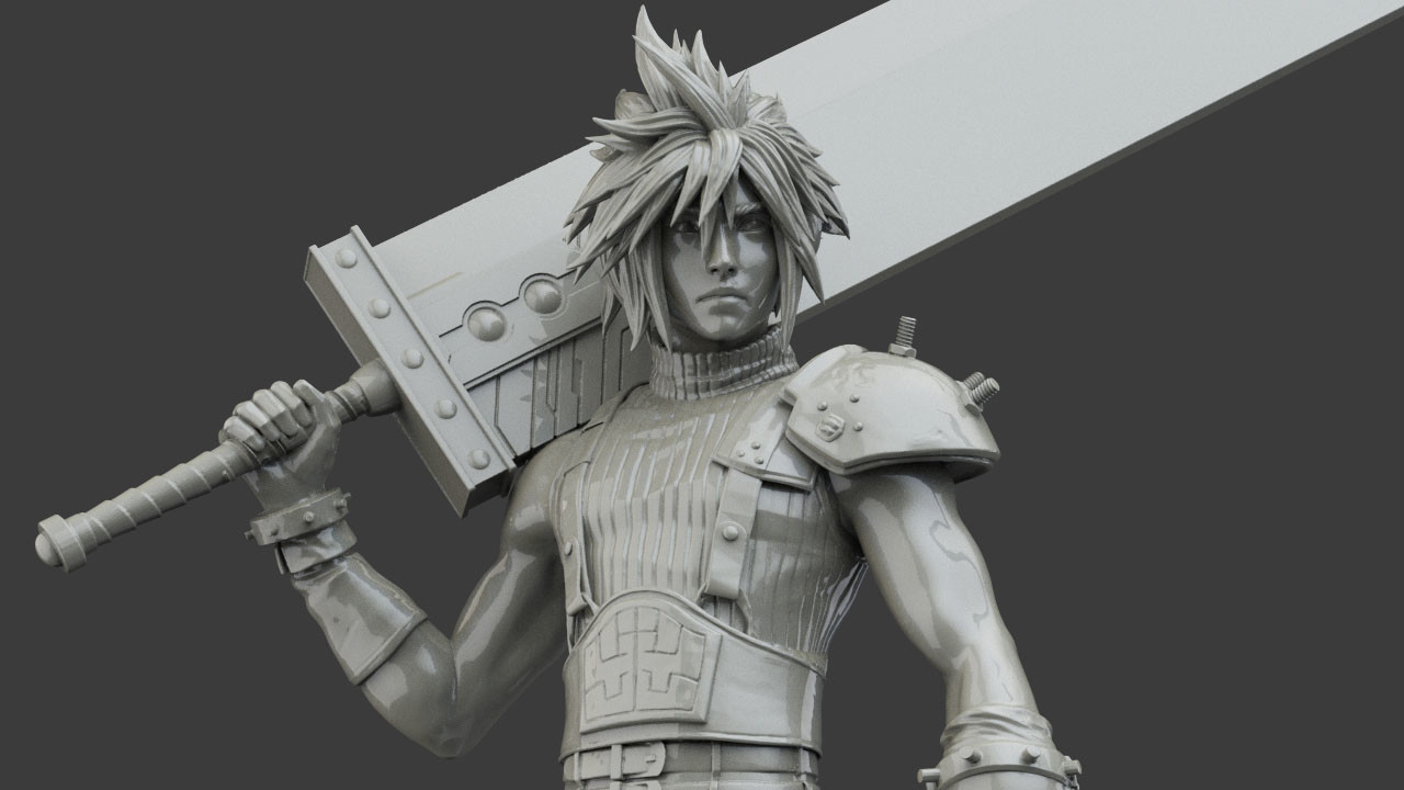 Final Fantasy 7 Remake Cloud by REMAKE STUDIO Final Fantasy 7 Remake Cloud by REMAKE STUDIO