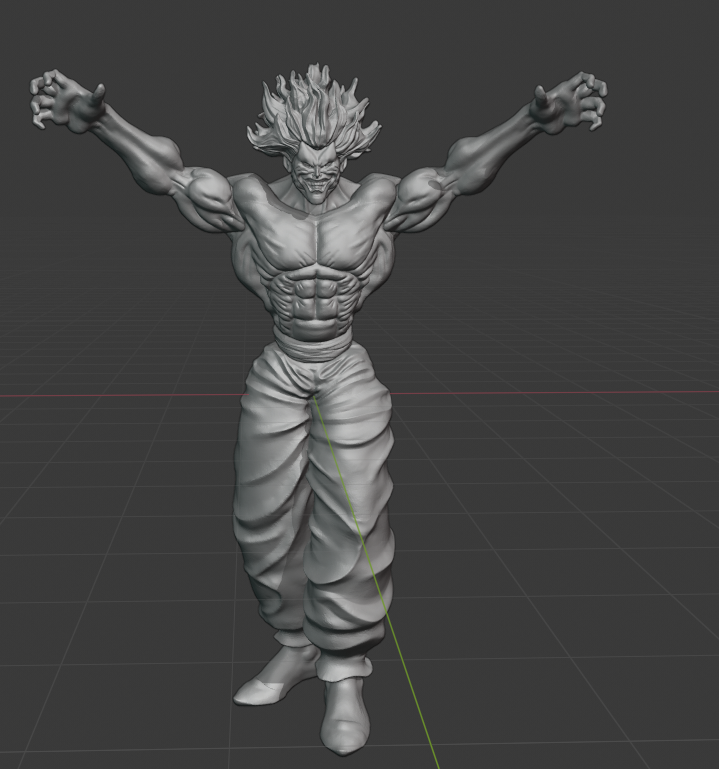 Charactere BAKI 3D model