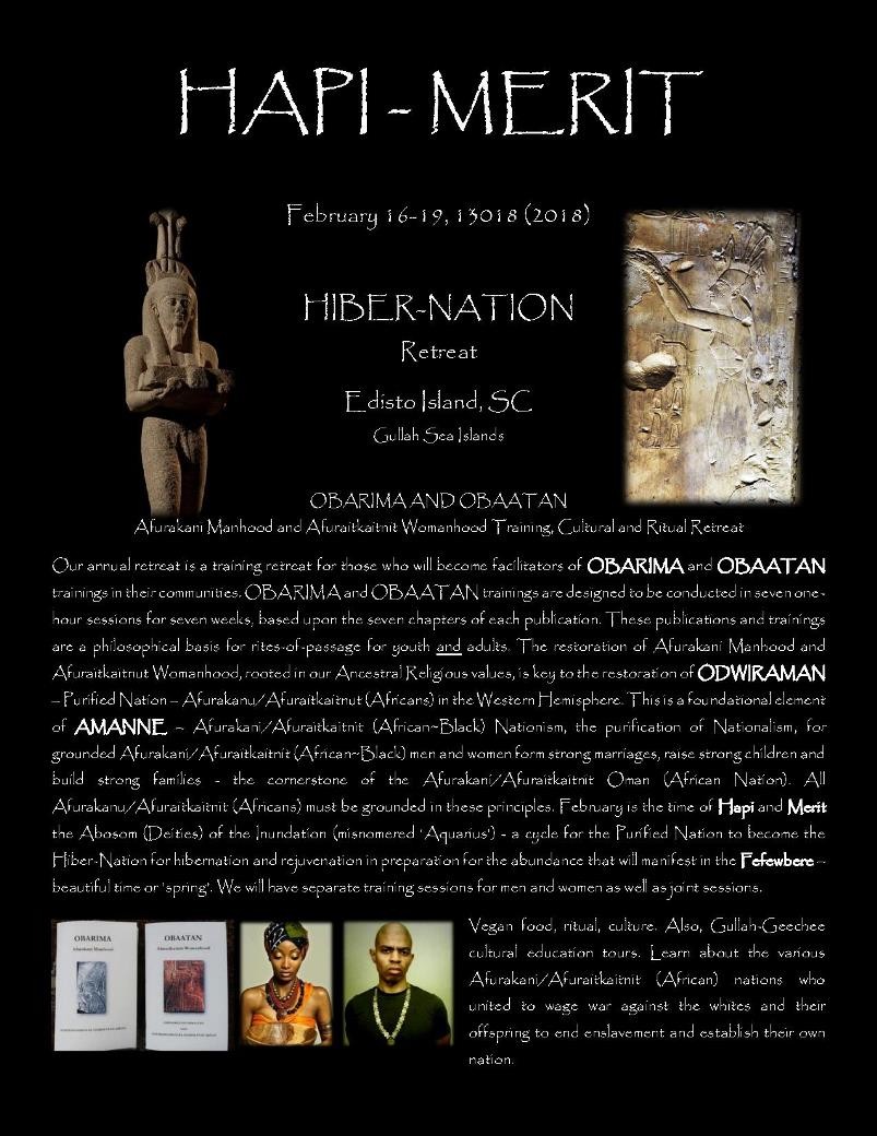 ODWIRAMAN AFAHYE: Purified Nation of Afurakanu/Afuraitkaitnut