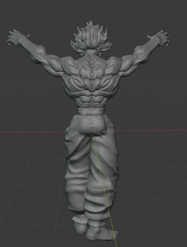 Charactere BAKI 3D model