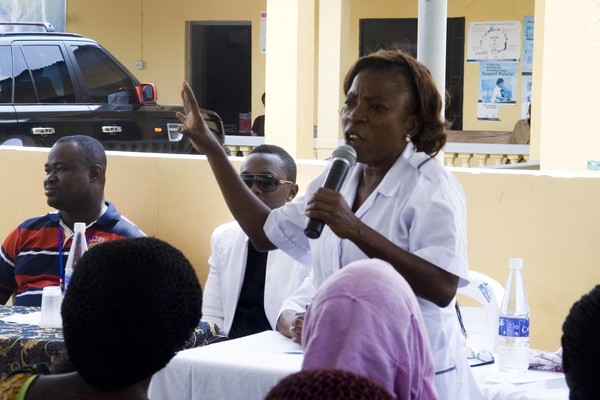 health workers on ground