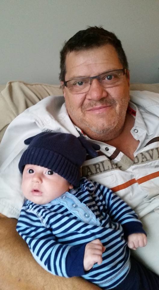 Mark and his new Grandson baby Harris!