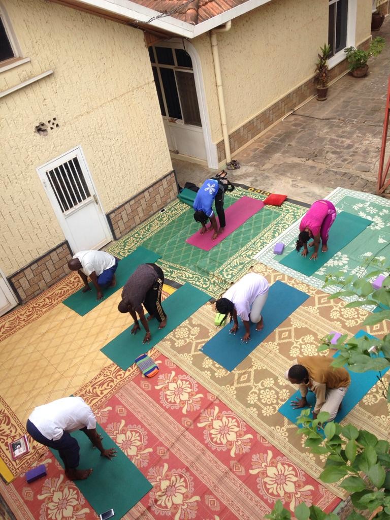 Outdoor Kundalini Yoga class