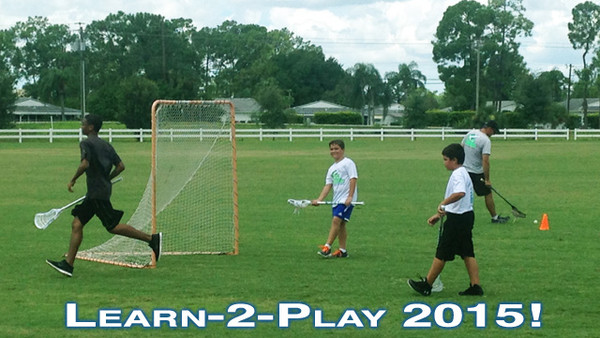 Learn2Play - kids get a taste for lacrosse in Lehigh Acres!