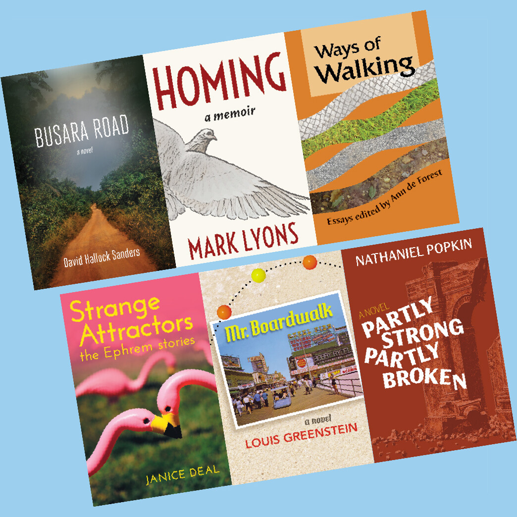 Covers of some New Door books