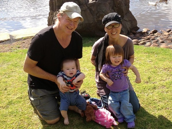 Terry and Tomo with two beautiful children