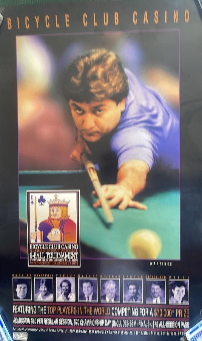 Defending Champion Rafael Martinez appearing on the event poster