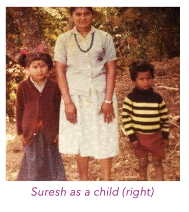 Suresh as a child