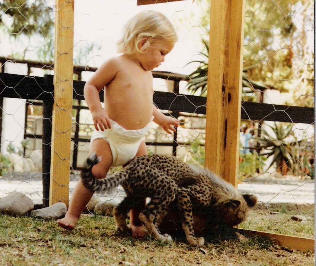 Me as a young animal lover