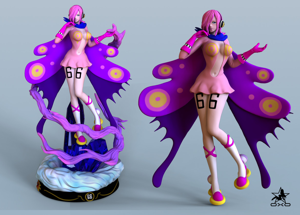 Germa 66 Reiju And Boa Hancock 3d Printing Stl Model From One Piece By Wen Hui