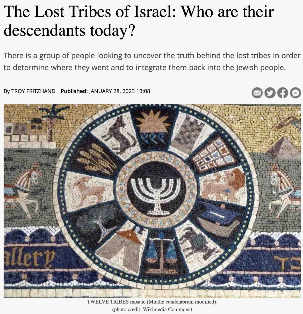 The Lost Tribes of Israel