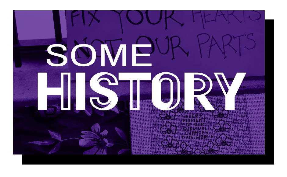 Header saying 'Some History'
