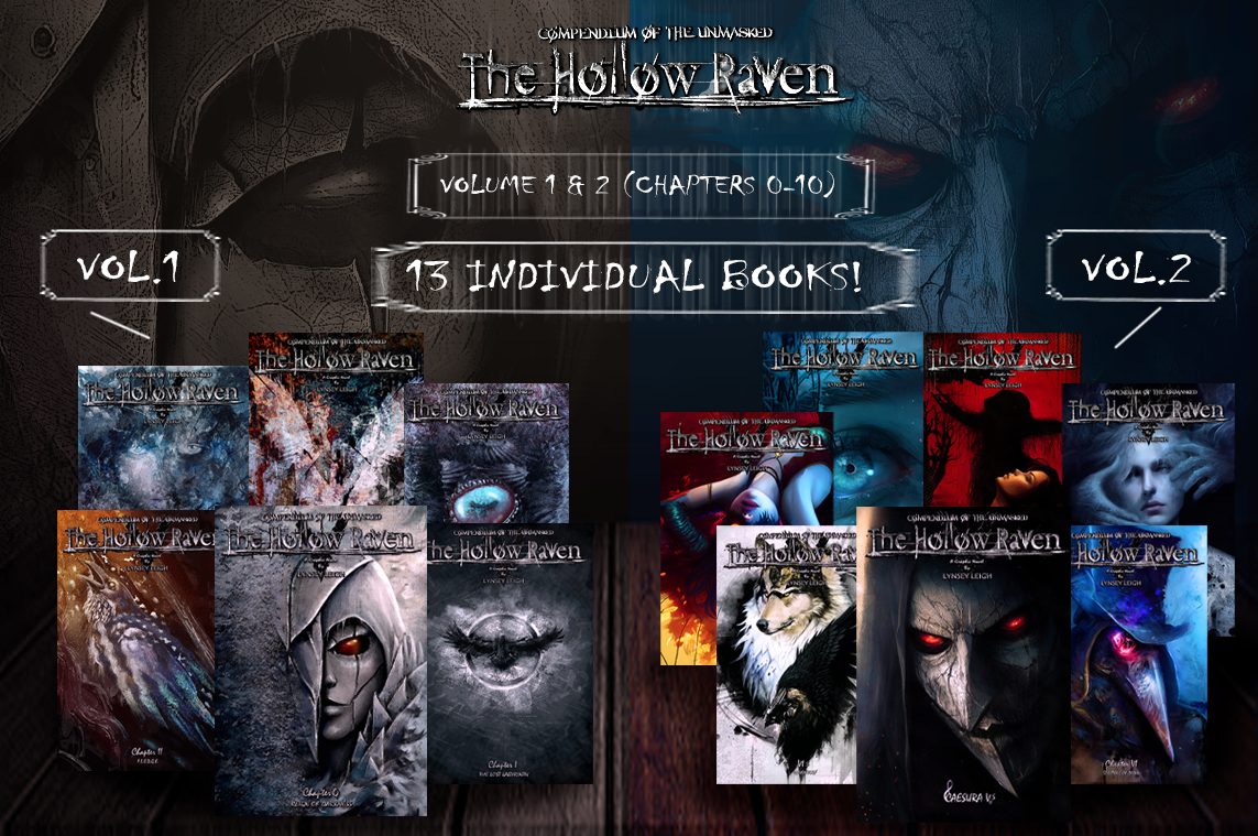 Compendium Of The Unmasked: The Hollow Raven{A thought-provoking tale of  terror} by Lynsey Leigh