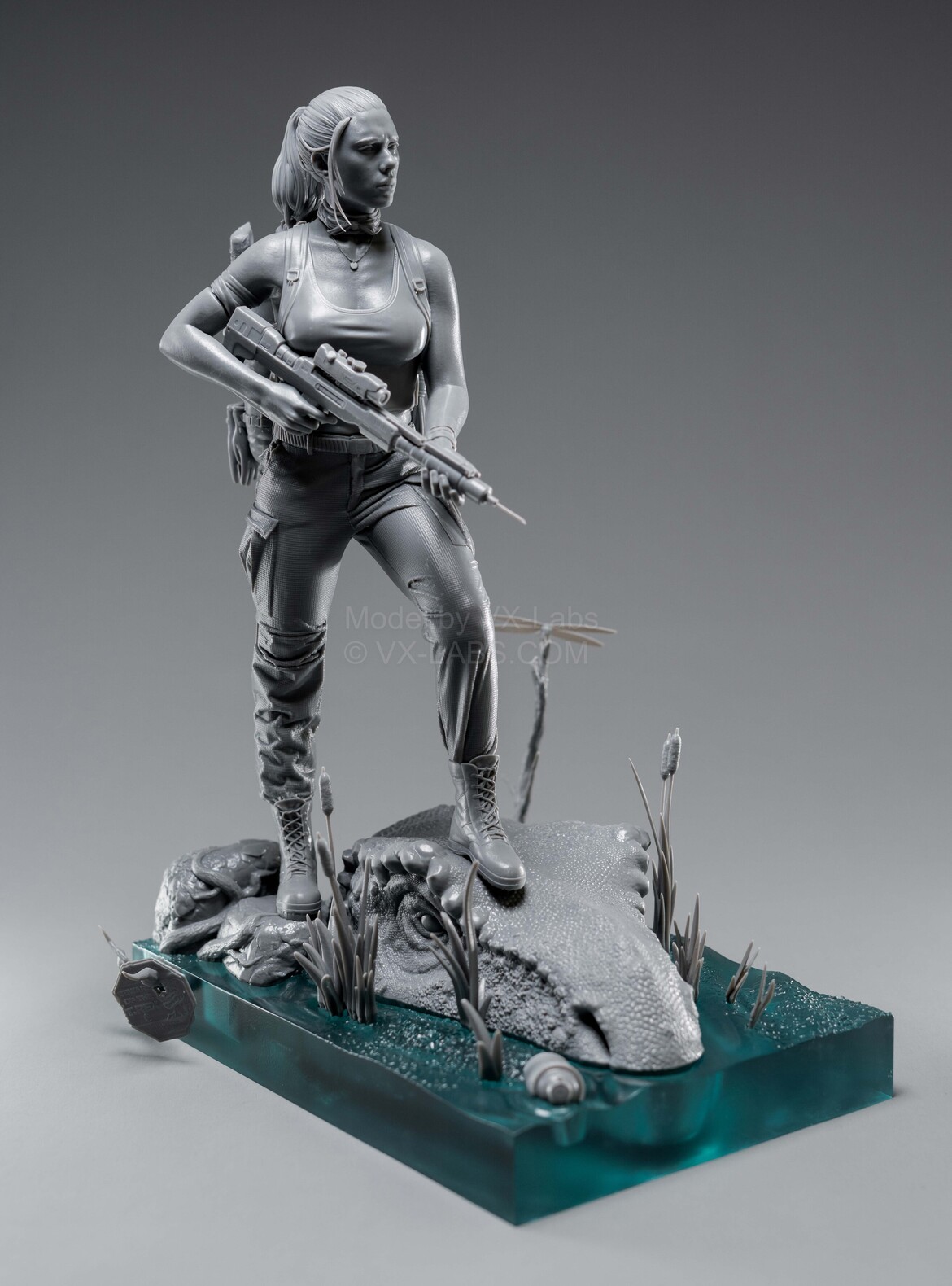 Echos of the Deep : Zora Bennett Jurassic World Rebirth STL by VX