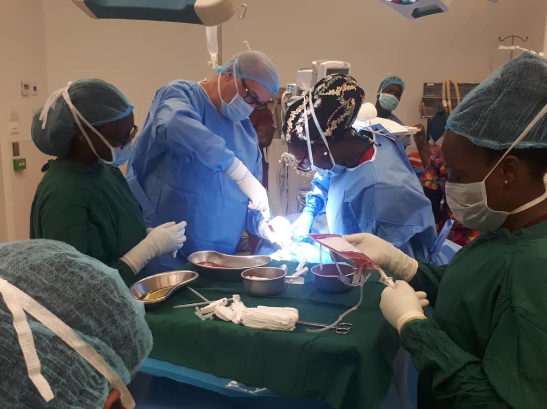 BMT Ghana doctors performing bone marrow transplant procedure in Accra